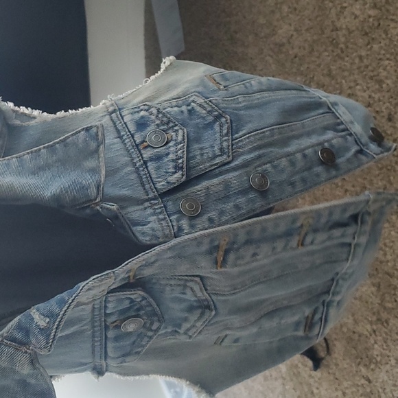 Love culture small Jean half jacket - Picture 4 of 4